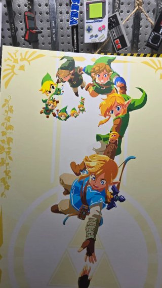 Zeldaverse Poster su carta spessa 400gr 70x30