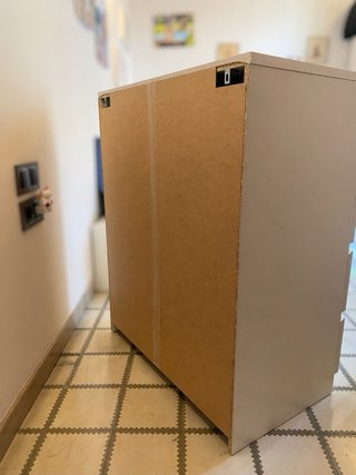 Cómoda Blanca 4 Cajones Madera 60€