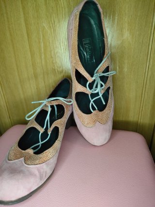 Zapatos Flamenco Gallardo Rosa