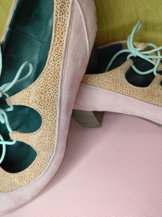 Zapatos Flamenco Gallardo Rosa