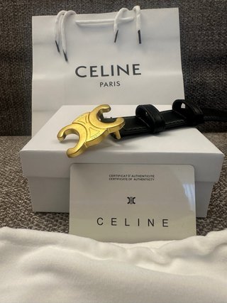 Cintura Celine 95 cm Oro Nero SUPER OFFERTA MAGGIO