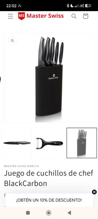 Set coltelli Master Swiss + Affilacoltelli