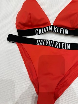 Bikini Calvin Klein Rojo Talla XL Nuevo