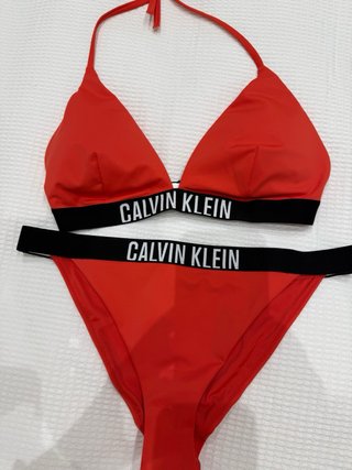 Bikini Calvin Klein Rojo Talla XL Nuevo