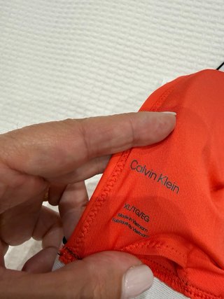 Bikini Calvin Klein Rojo Talla XL Nuevo