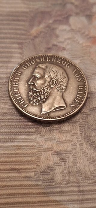 Moneta 5 Mark Tedesco 1899 Aquila