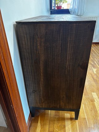 Cómoda Banak Madera Marrón/Gris