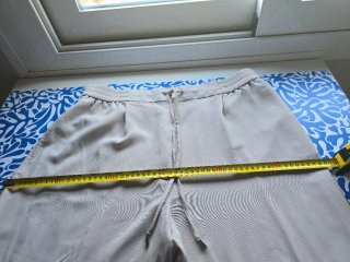 Pantalones ZARA beige MUJER