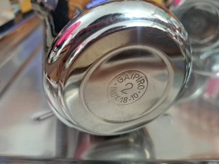 Juego café/té acero inoxidable