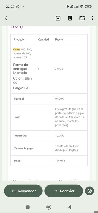 Somier Cama Palet Madera 105x200 Marrón