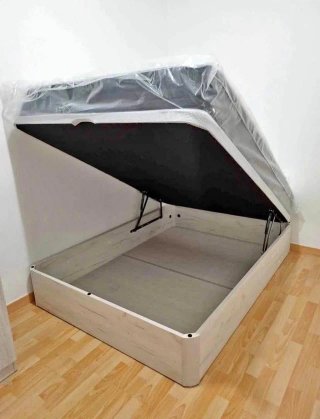 Letto a scomparsa + materasso + testiera + doghe