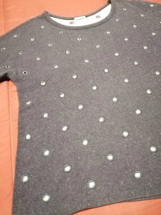 Maglia Intimissimi traforata blu