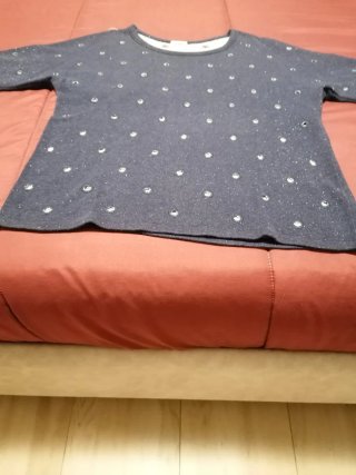 Maglia Intimissimi traforata blu