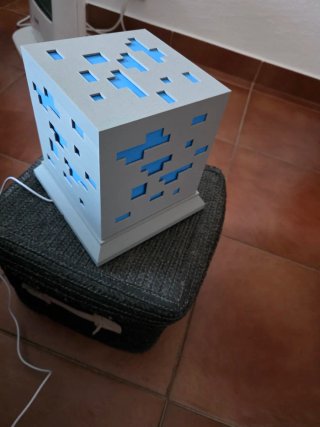 Candeeiro Minecraft Impressão 3D