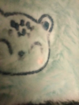Bolso/Mochila Peluche Menta Oso