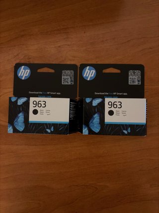 2 x Cartuchos Tinta HP 963 Negro originales