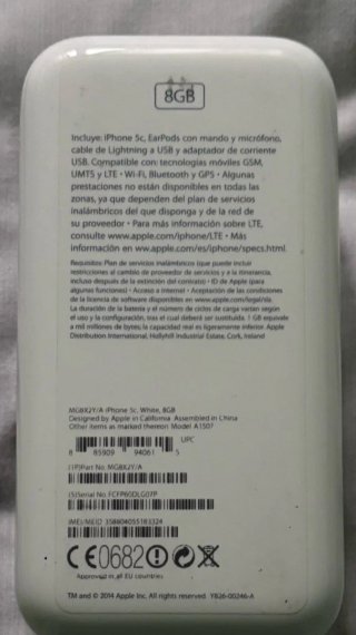iPhone 5c Bianco 8GB