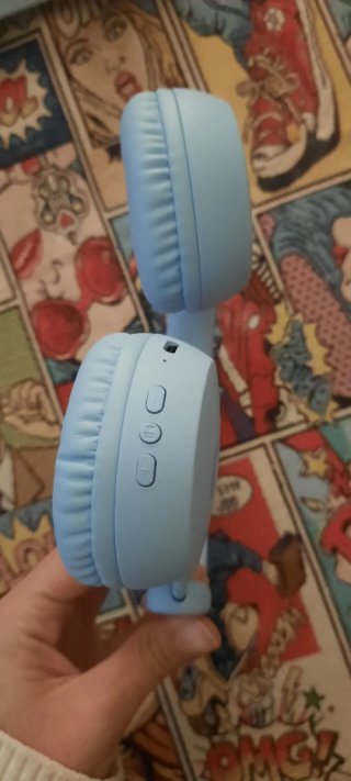 Cuffie audio blu