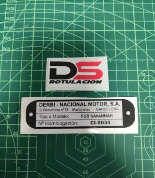 Homologación Derbi Savannah CI-0034