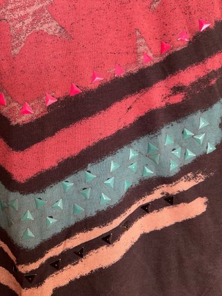 Camiseta sin mangas con estampado de corazón