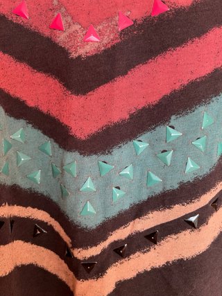Camiseta sin mangas con estampado de corazón