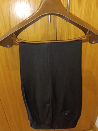 Traje Rayas Negro Talla 42/50