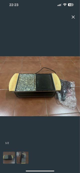 Parrilla Eléctrica con Piedra