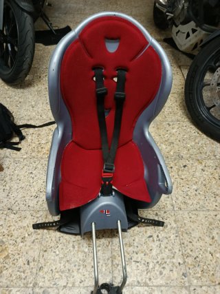 Silla Portabebés Bicicleta Roja