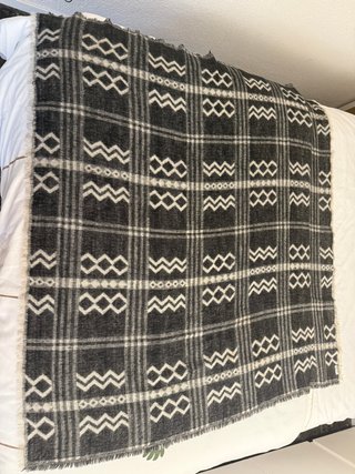 Bufanda Manta XL Plaid Boho Reversible Unisex