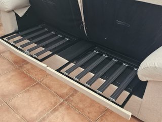 Sofá Beige 2 Cuerpos