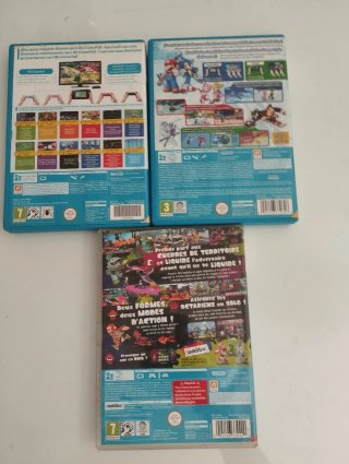 Lote 3 Videojuegos Wii U: Nintendo Land, Mario & S