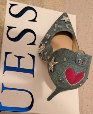 Zapatos Guess Vaqueros Tacón Estrellas edicion lim