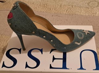 Zapatos Guess Vaqueros Tacón Estrellas edicion lim