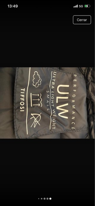Chaqueta Tiffosi gris invierno