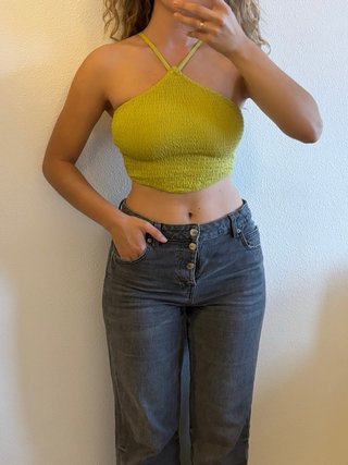 Top verde Lefties talla XS