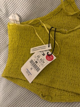 Top verde Lefties talla XS