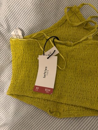 Top verde Lefties talla XS