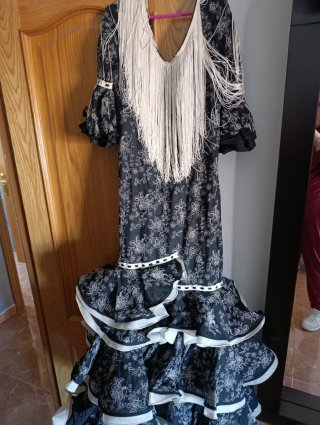 Vestido de flamenca talla única