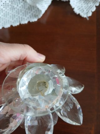 Orologio da tavolo fiore swarovski