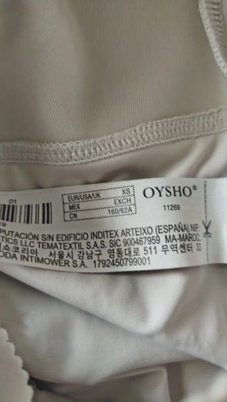 Leggings Oysho Mujer Talla XS Beige