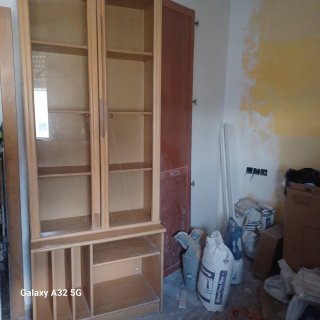Muebles de salón madera clara