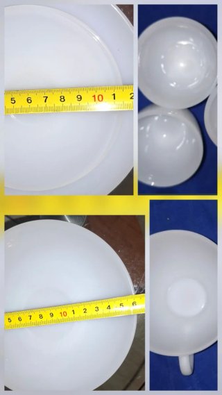 LEER!! Arcopal blanco opalina vintage
