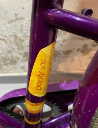 Bicicleta Morada BTwin 24