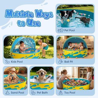 NUEVO Piscina Infantil Con Toldo Bebé Peradix