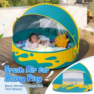 NUEVO Piscina Infantil Con Toldo Bebé Peradix