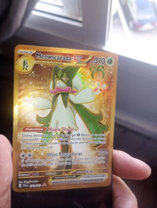 Meowscarada EX 310 PS Carta Pokémon Oro