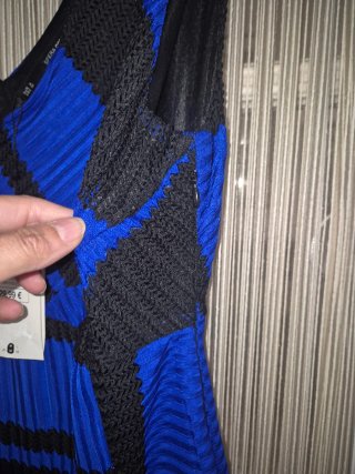 Vestido Sfera Azul y Negro