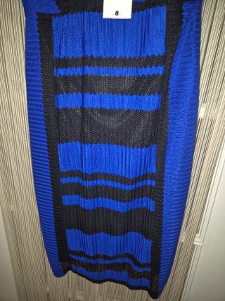 Vestido Sfera Azul y Negro