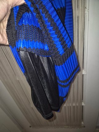 Vestido Sfera Azul y Negro