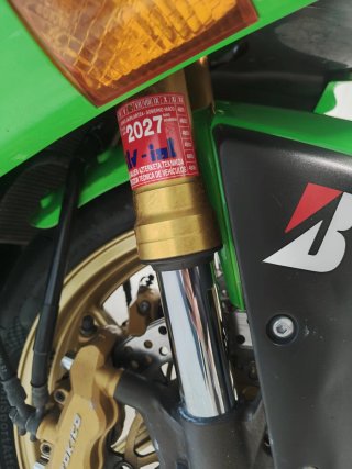 Kawasaki ZX6R 636 2006 verde. Limitada en papeles